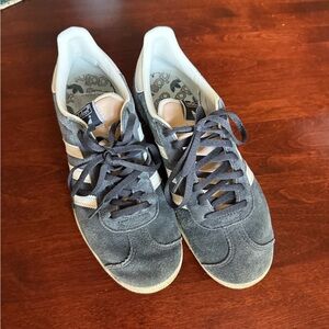 Adidas Women's Gray Suede Sneakers